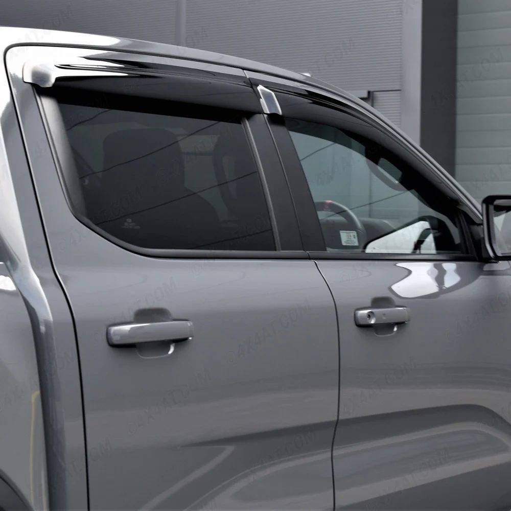 VW Amarok 2023 Dark Smoked Wind Deflectors Set of 4